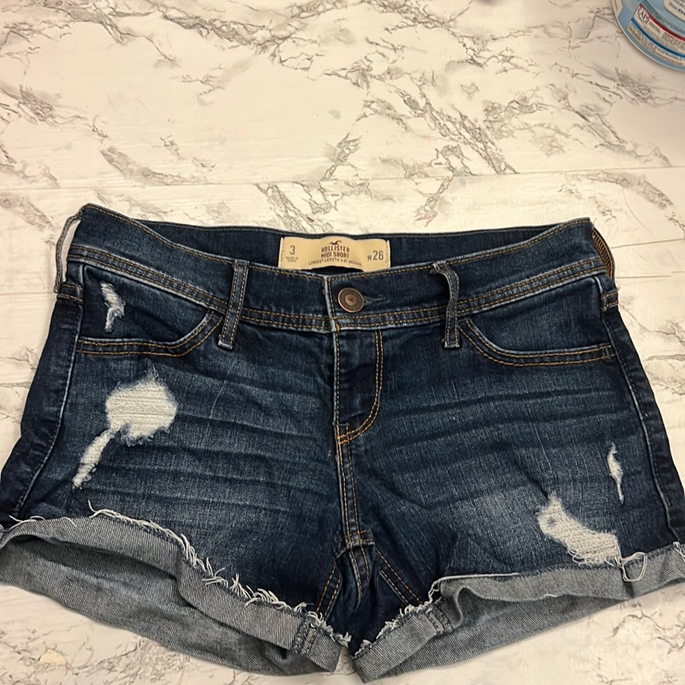hollister jean shorts